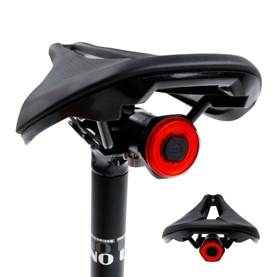 NEWBOLER Smart Bicycle Rear Light Auto Start/Stop Brake Sensing IPx6 Waterproof USB Charge cycling