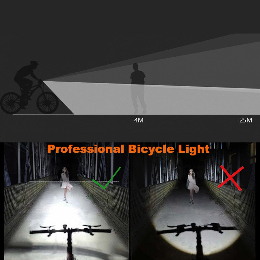 NEWBOLER Smart Induction Bicycle Front Light Set USB Rechargeable Rear Light LED Headlight Bike Lamp