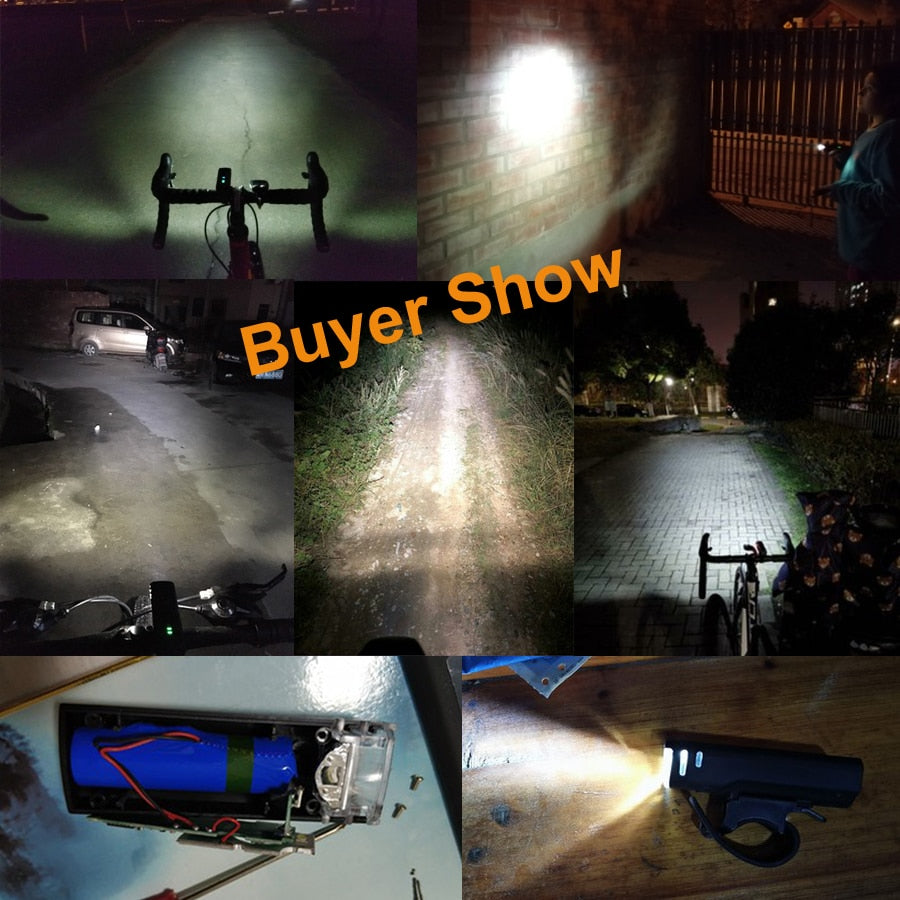 NEWBOLER Smart Induction Bicycle Front Light Set USB Rechargeable Rear Light LED Headlight Bike Lamp
