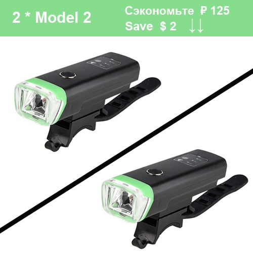 NEWBOLER Smart Induction Bicycle Front Light Set USB Rechargeable Rear Light LED Headlight Bike Lamp