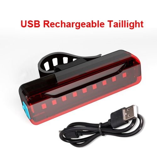 NEWBOLER Smart Induction Bicycle Front Light Set USB Rechargeable Rear Light LED Headlight Bike Lamp