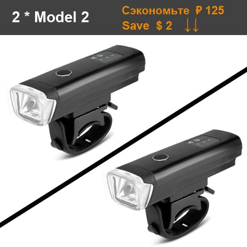 NEWBOLER Smart Induction Bicycle Front Light Set USB Rechargeable Rear Light LED Headlight Bike Lamp