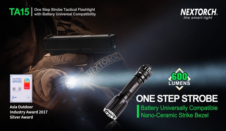 USB LED Flashlight Tactical Self Defense Torch 600 Lumens Waterproof 14500 Powerful Flashlight