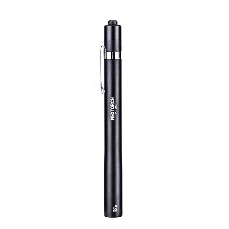 Professional Medical Pen Light Pen Size Body with Clip for Diagnose with AAA Battery K3L