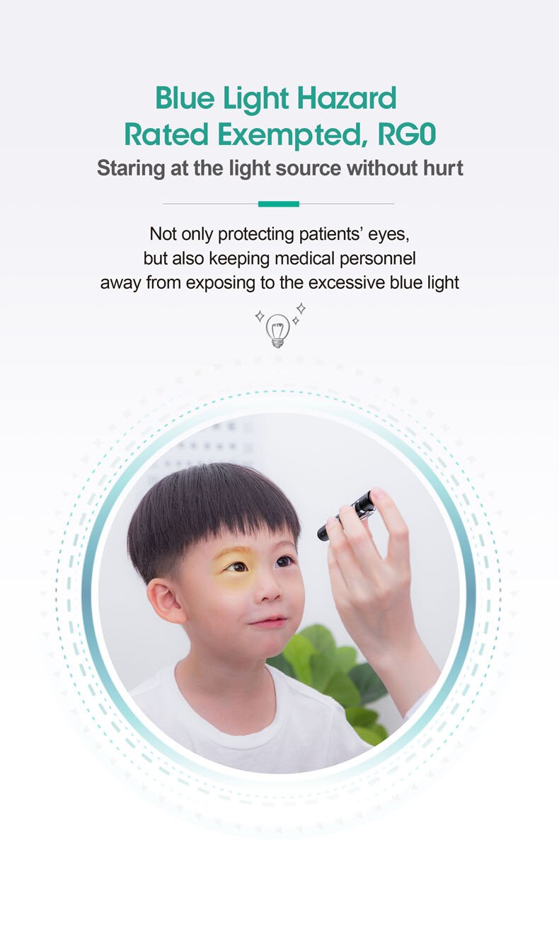 Professional Medical Pen Light Pen Size Body with Clip for Diagnose with AAA Battery K3L