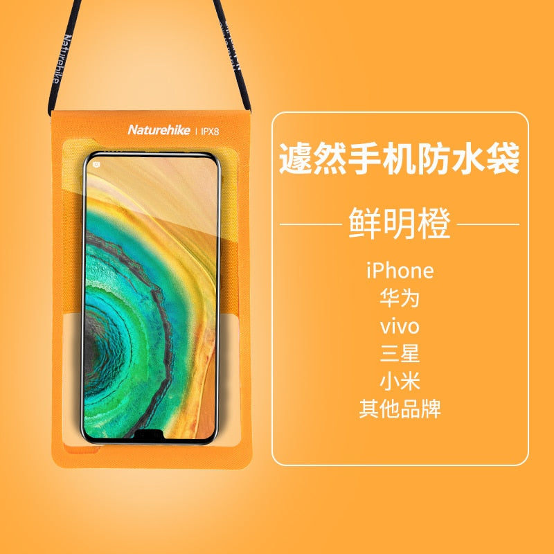 IPX8 Mobile Phone Waterproof Bag TPU Waterproof Membrane Diving Phone Waterproof