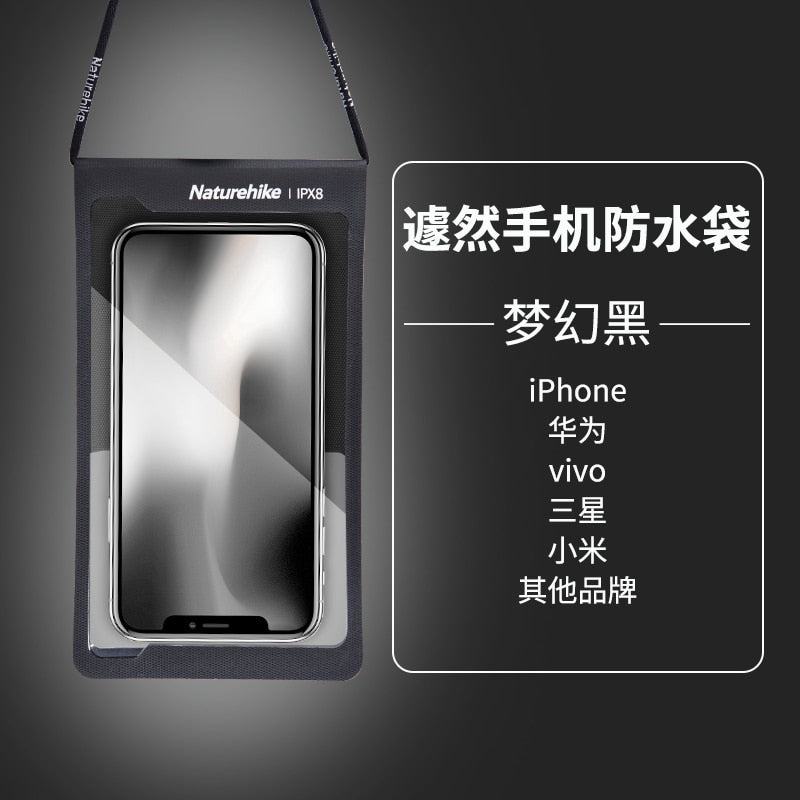 IPX8 Mobile Phone Waterproof Bag TPU Waterproof Membrane Diving Phone Waterproof