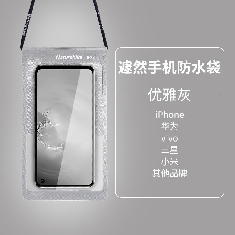 IPX8 Mobile Phone Waterproof Bag TPU Waterproof Membrane Diving Phone Waterproof