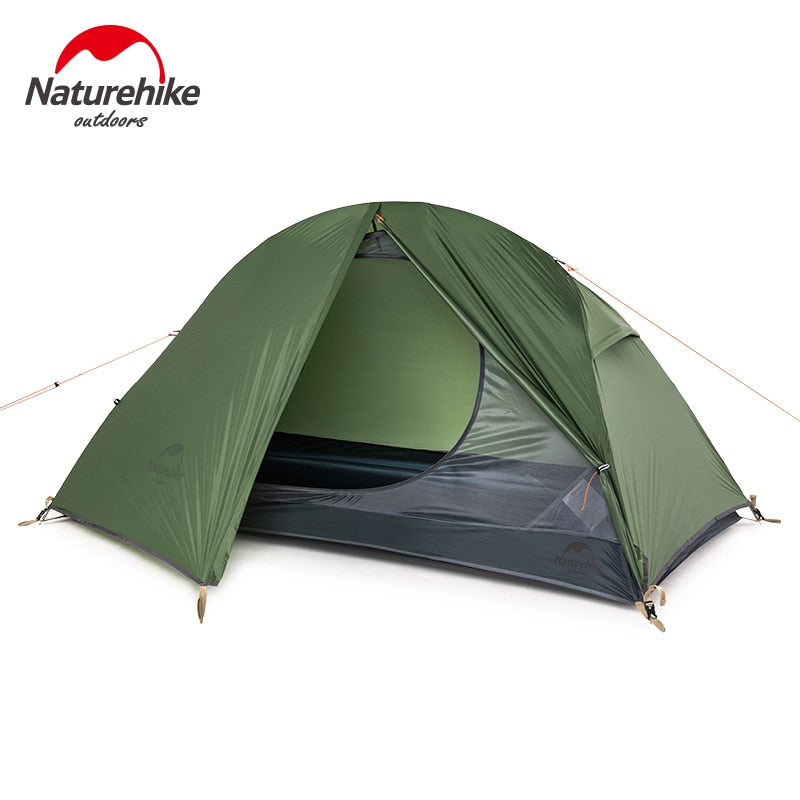 Naturehike Cycling Single Tents Waterproof 1 2 Person Backpacking Trekking Mountain PU4000 Camping