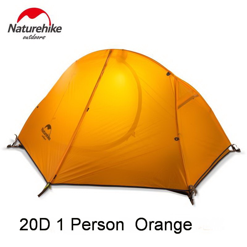 Naturehike Cycling Single Tents Waterproof 1 2 Person Backpacking Trekking Mountain PU4000 Camping