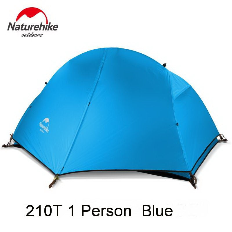 Naturehike Cycling Single Tents Waterproof 1 2 Person Backpacking Trekking Mountain PU4000 Camping