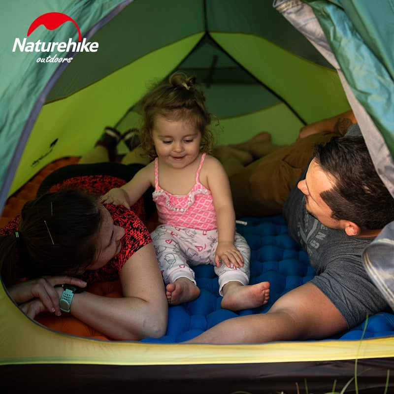 Naturehike Inflatable Mattress Ultralight Sleeping Pad Portable Single Camping Mat Air Mattress