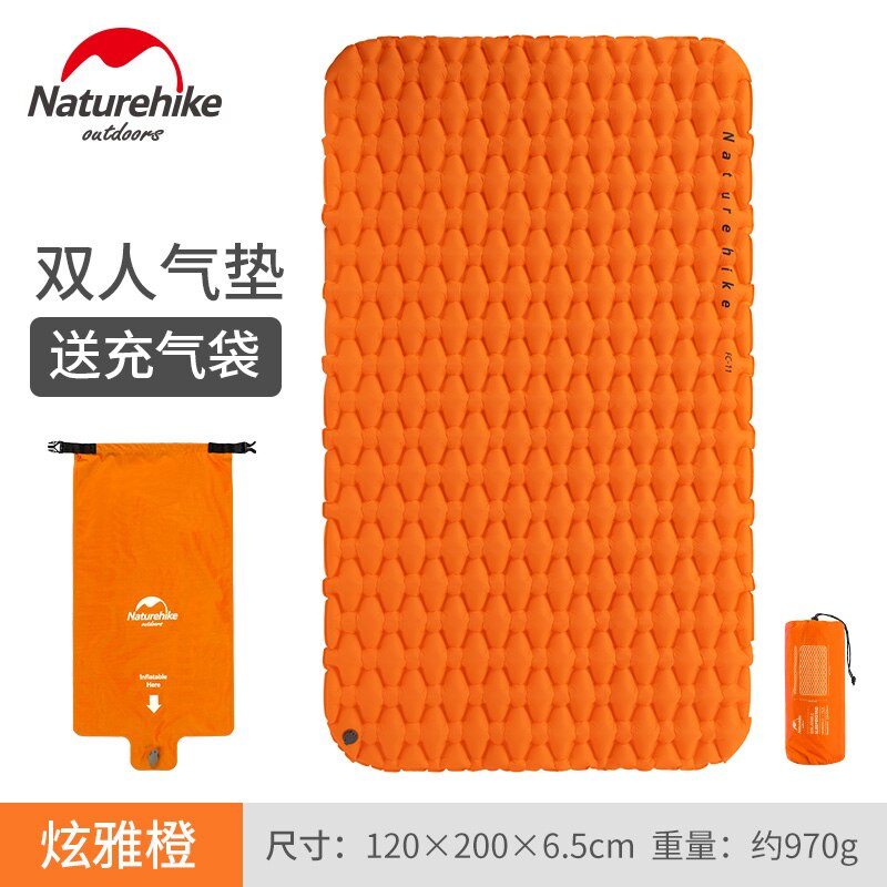 Naturehike Nylon TPU Sleeping Pad Lightweight Moisture-proof Air Mattress Portable Inflatable