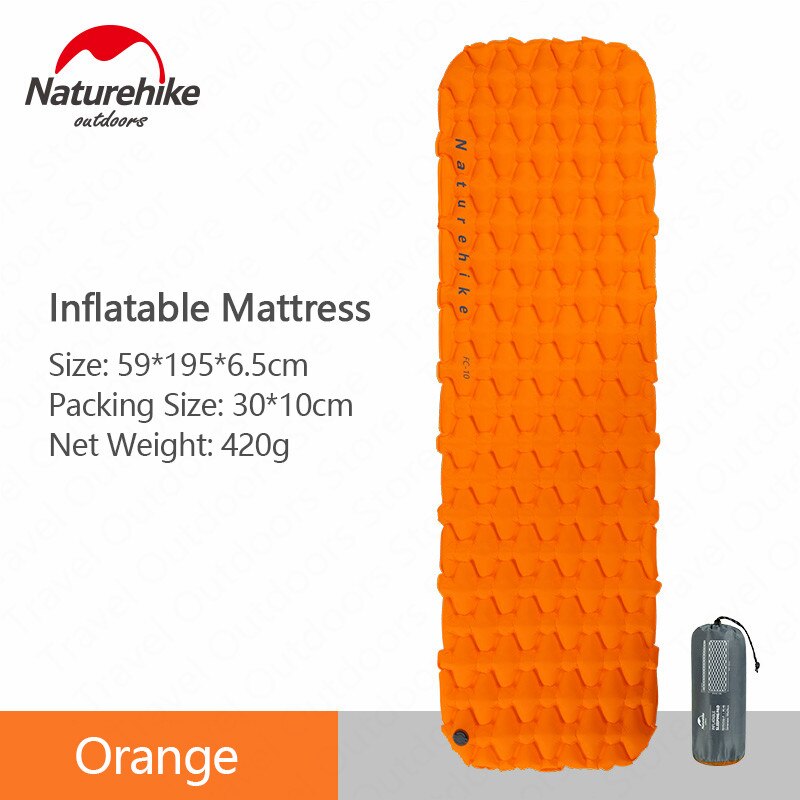 Naturehike Outdoor Camping Mat Inflatable Bag Inflatable Tent Sleeping Pad Ultralight Portable