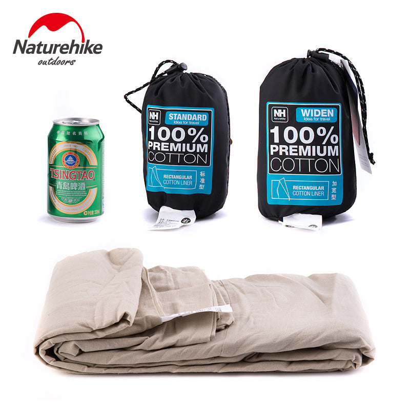 Naturehike Single Double Sleeping Bag Liner Envelope Ultra-light Portable Cotton Sleeping Bag