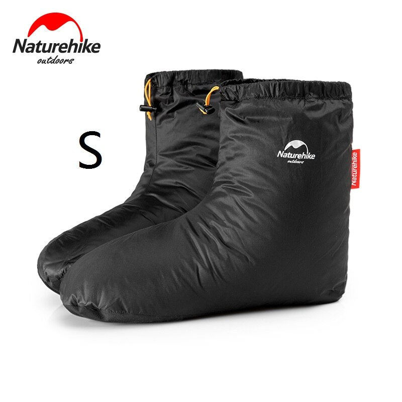 Naturehike Sleeping Bag Accessories Goose Down Slippers Outdoor Camping Down Socks Warm, Water