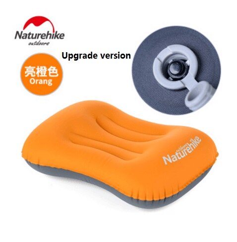 Naturehike factory Portable Outdoor Inflatable Pillow Travel Aeros Pillow Inflatable Cushion Soft