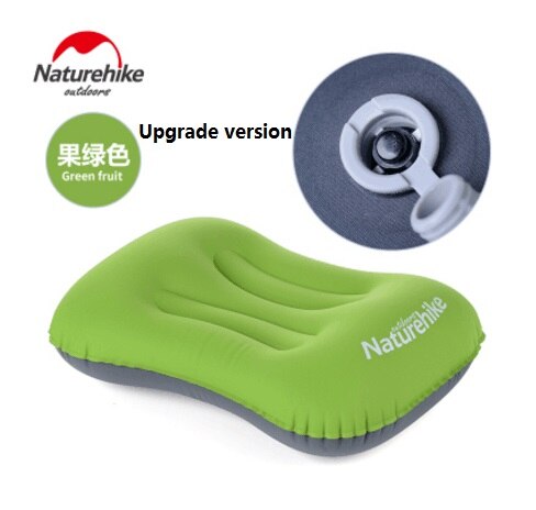 Naturehike factory Portable Outdoor Inflatable Pillow Travel Aeros Pillow Inflatable Cushion Soft