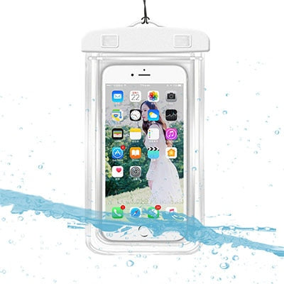 3.5 -6 inch Universal Waterproof Case Phone Dry Bag Swimming Underwater Mobile Phone Holder