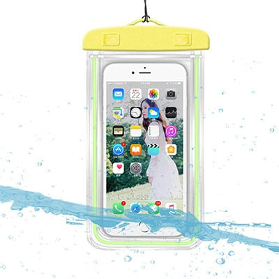 3.5 -6 inch Universal Waterproof Case Phone Dry Bag Swimming Underwater Mobile Phone Holder