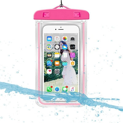 3.5 -6 inch Universal Waterproof Case Phone Dry Bag Swimming Underwater Mobile Phone Holder