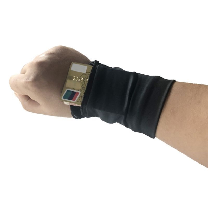 New Arm Bag Ultra-thin Anti-slip Wristband Wrist Armband Phone Pouch Holder Sports Bags For