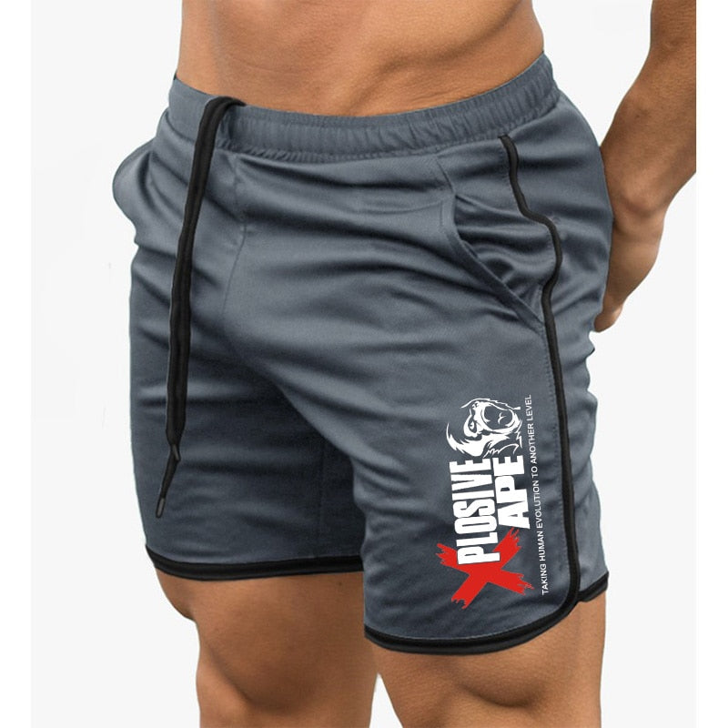 New Fashion Men Sporting Beaching Shorts Trousers Cotton Bodybuilding Sweatpants Fitness Short