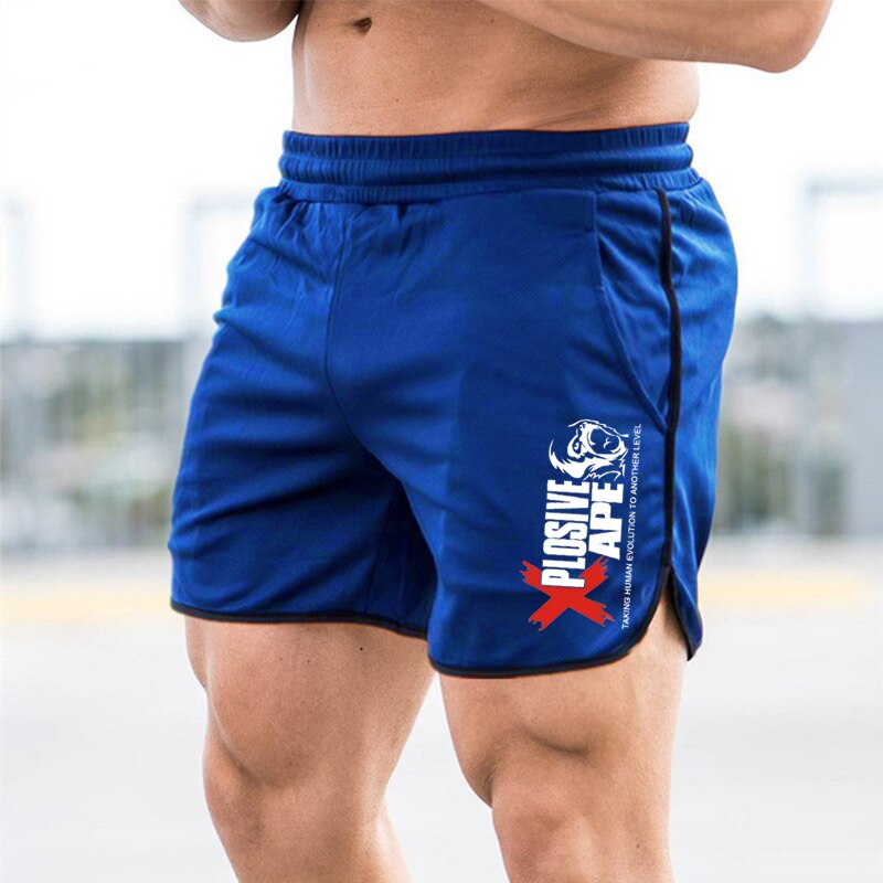 New Fashion Men Sporting Beaching Shorts Trousers Cotton Bodybuilding Sweatpants Fitness Short