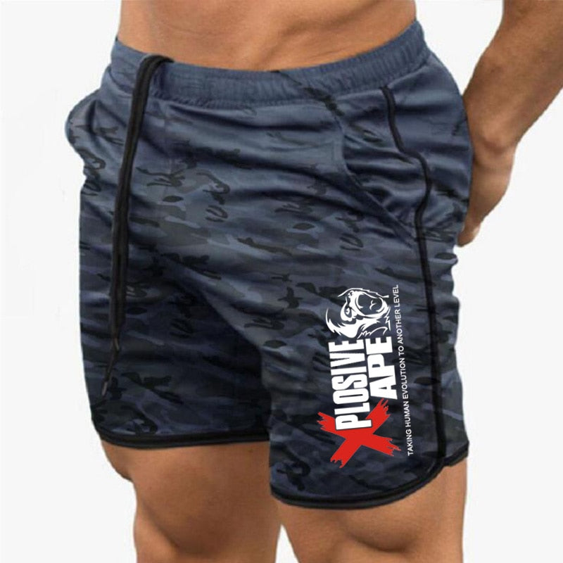 New Fashion Men Sporting Beaching Shorts Trousers Cotton Bodybuilding Sweatpants Fitness Short