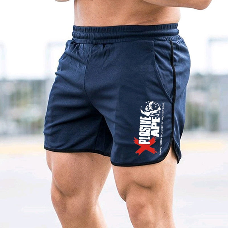 New Fashion Men Sporting Beaching Shorts Trousers Cotton Bodybuilding Sweatpants Fitness Short