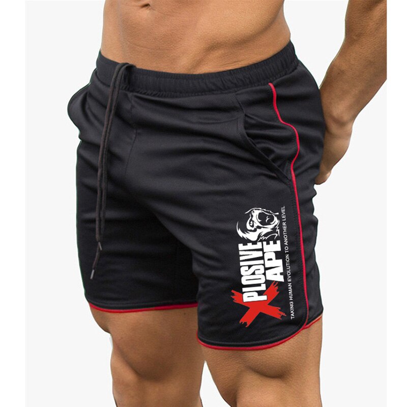 New Fashion Men Sporting Beaching Shorts Trousers Cotton Bodybuilding Sweatpants Fitness Short