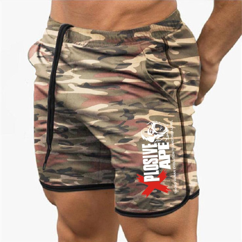 New Fashion Men Sporting Beaching Shorts Trousers Cotton Bodybuilding Sweatpants Fitness Short