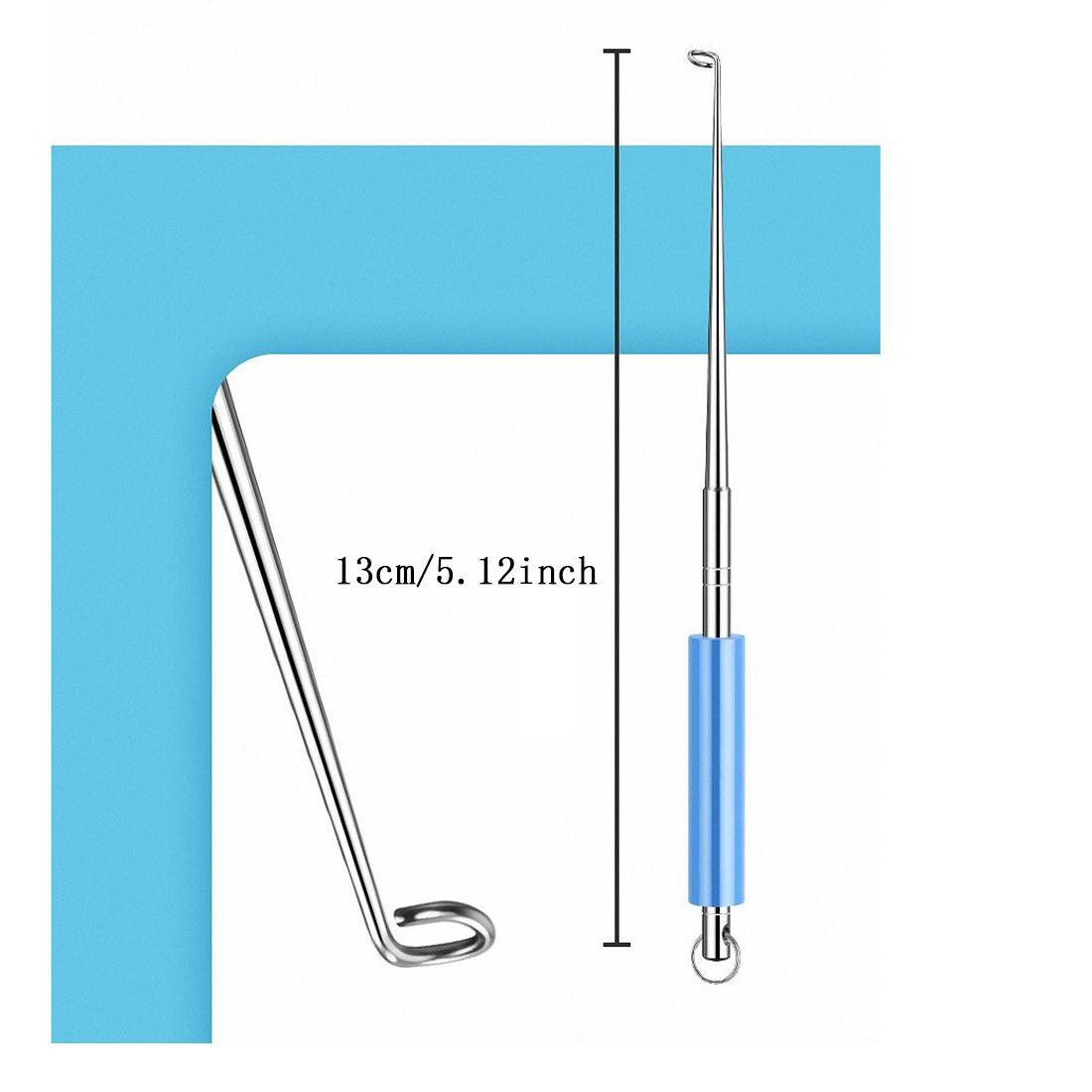 Dehooker Tool Fishing Hook Remover Stainless Steel Fishhook Dehooker Hook Detacher E