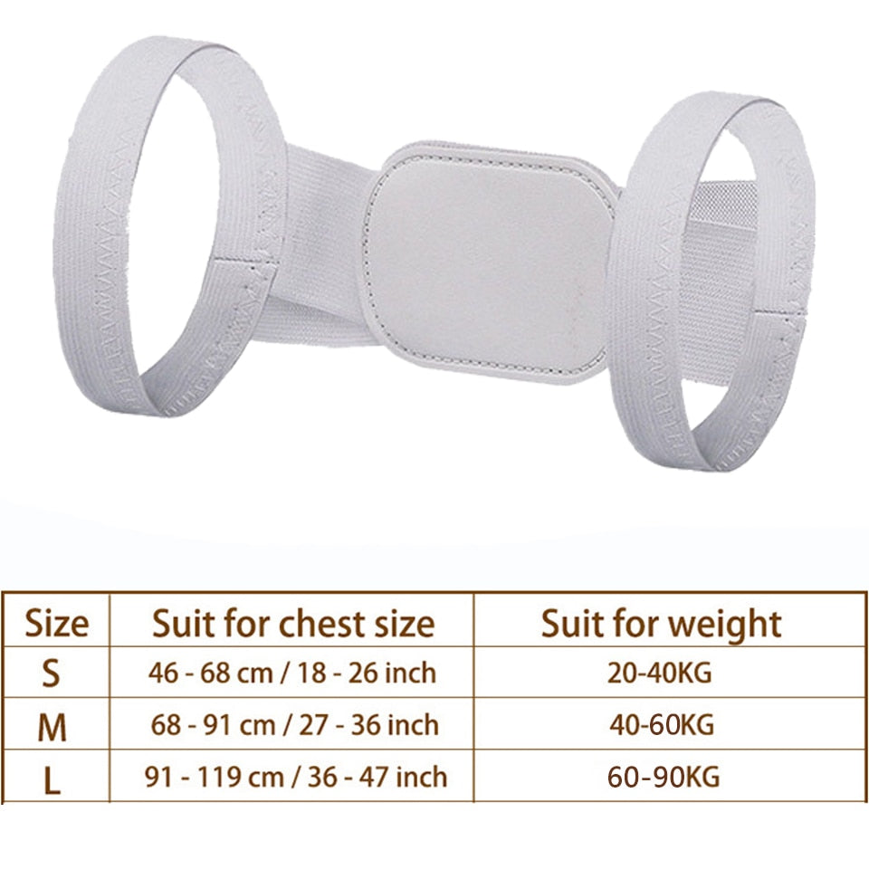 Posture Corrector Spine Back Shoulder Support Corrector Band Adjustable Brace Correction Humpback