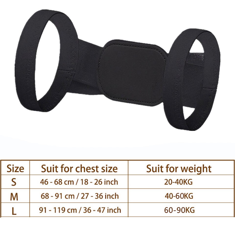 Posture Corrector Spine Back Shoulder Support Corrector Band Adjustable Brace Correction Humpback