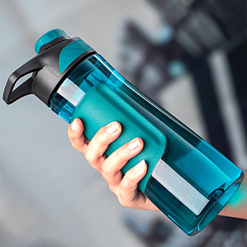 Water Bottle Shaker Portable Sport Plastic Cup Gym Drink Bottle