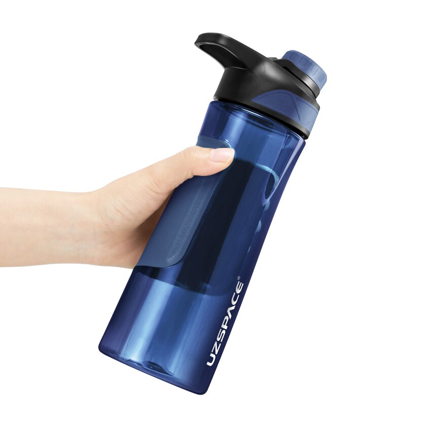 Water Bottle Shaker Portable Sport Plastic Cup Gym Drink Bottle