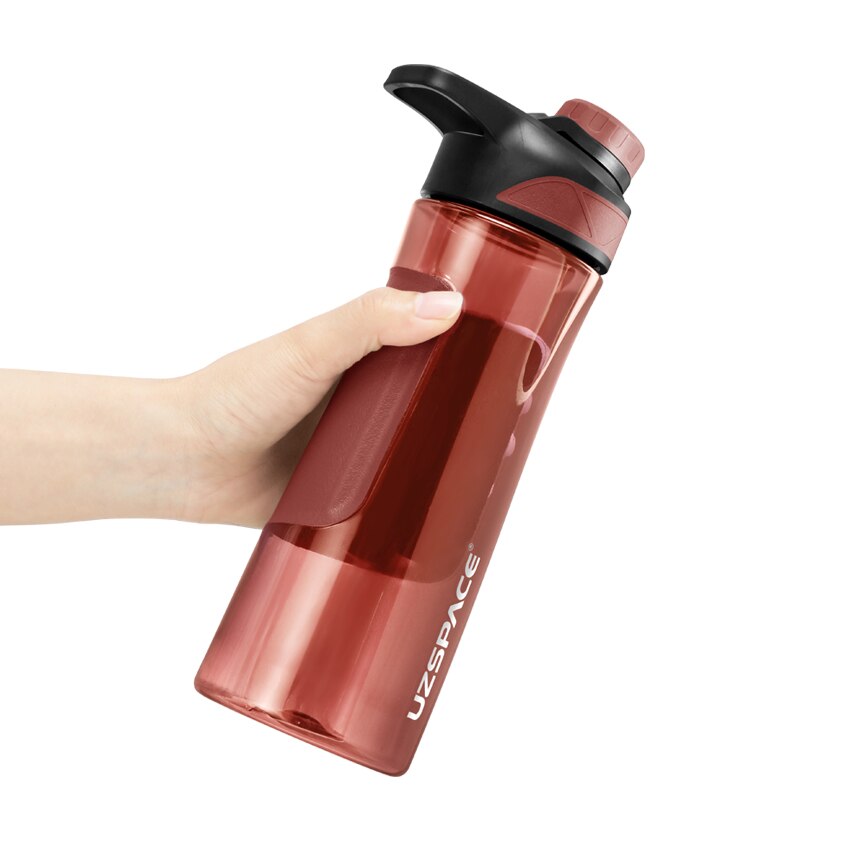 Water Bottle Shaker Portable Sport Plastic Cup Gym Drink Bottle