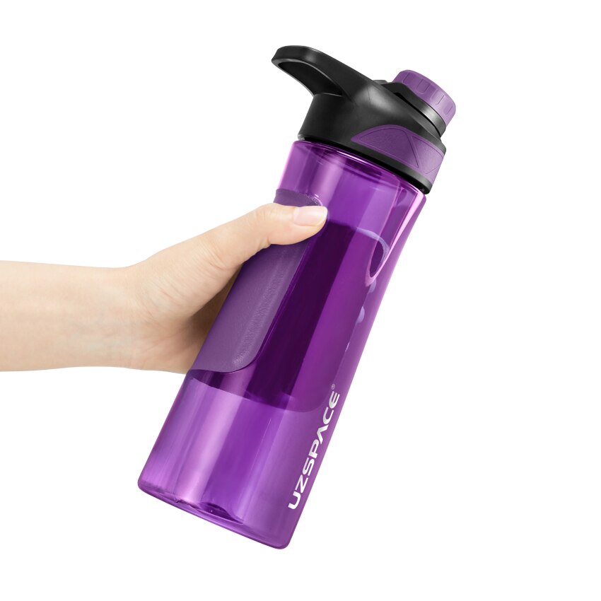 Water Bottle Shaker Portable Sport Plastic Cup Gym Drink Bottle
