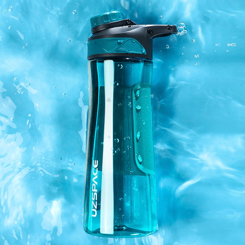 Water Bottle Shaker Portable Sport Plastic Cup Gym Drink Bottle