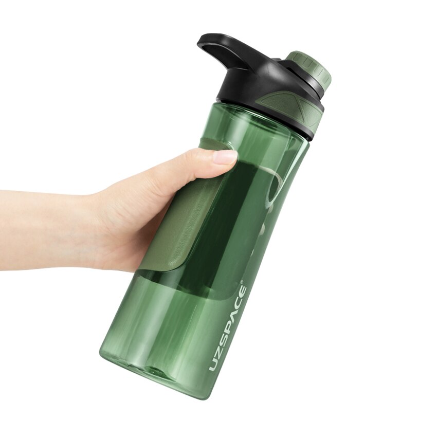Water Bottle Shaker Portable Sport Plastic Cup Gym Drink Bottle