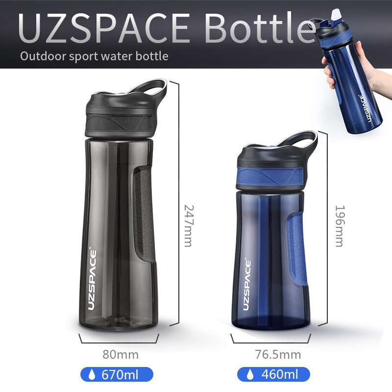 Water Bottle with Straw Creative Fashion Portable Leakproof Shaker Bottle Ecofriendly