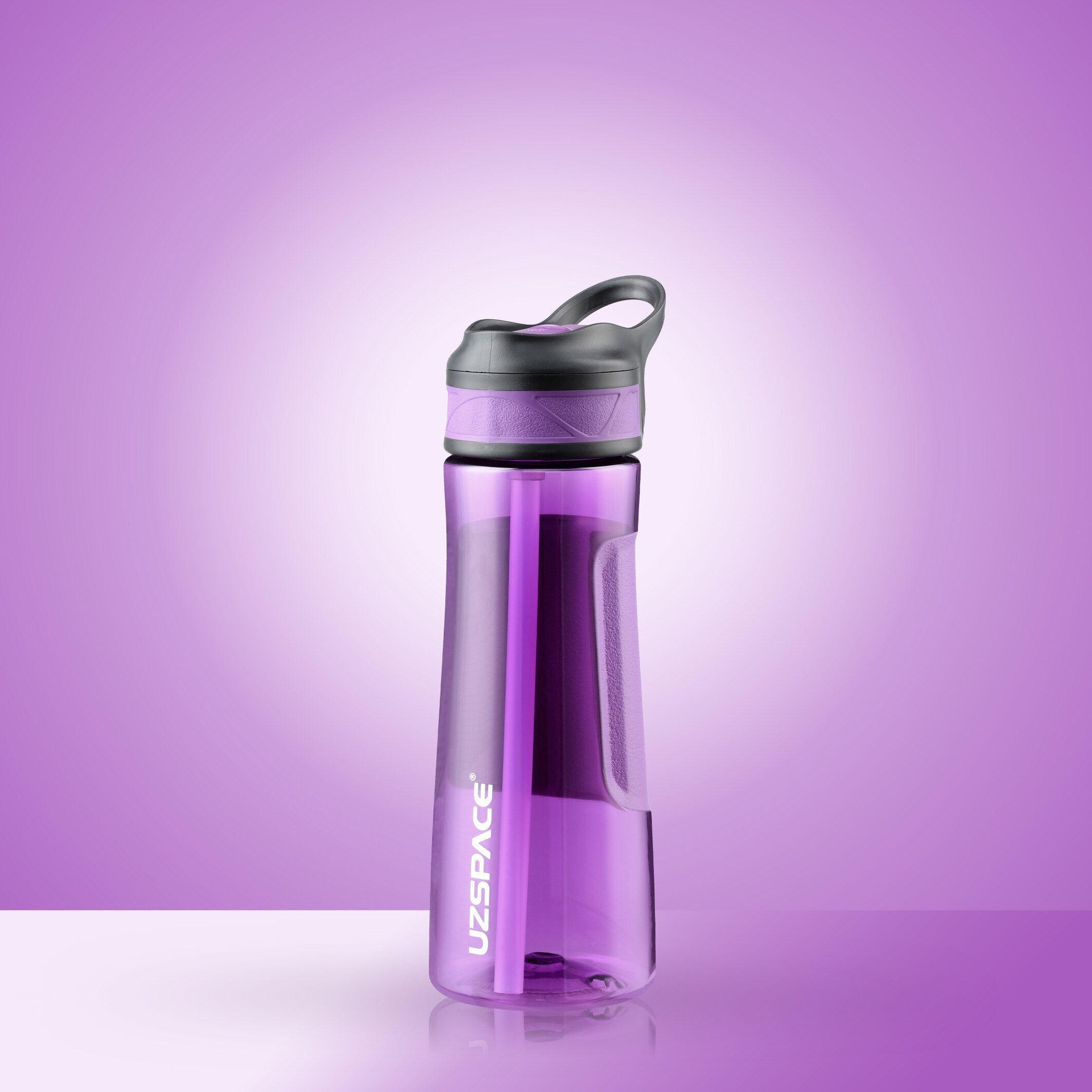 Water Bottle with Straw Creative Fashion Portable Leakproof Shaker Bottle Ecofriendly
