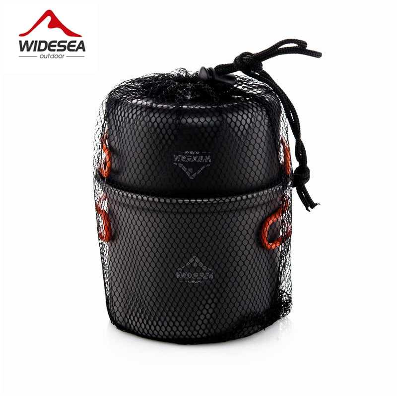 Non-stick Pots Pans Portable Outdoor Camping Hiking Cooking Set Cookware travel tableware