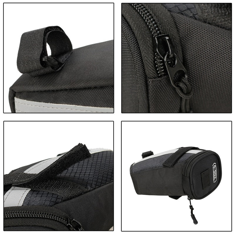 Nylon Bicycle Bag Bike Storage Saddle Bag Cycling Seat Tail Rear Pouch Bag Saddle Bolsa Bicicleta accessories