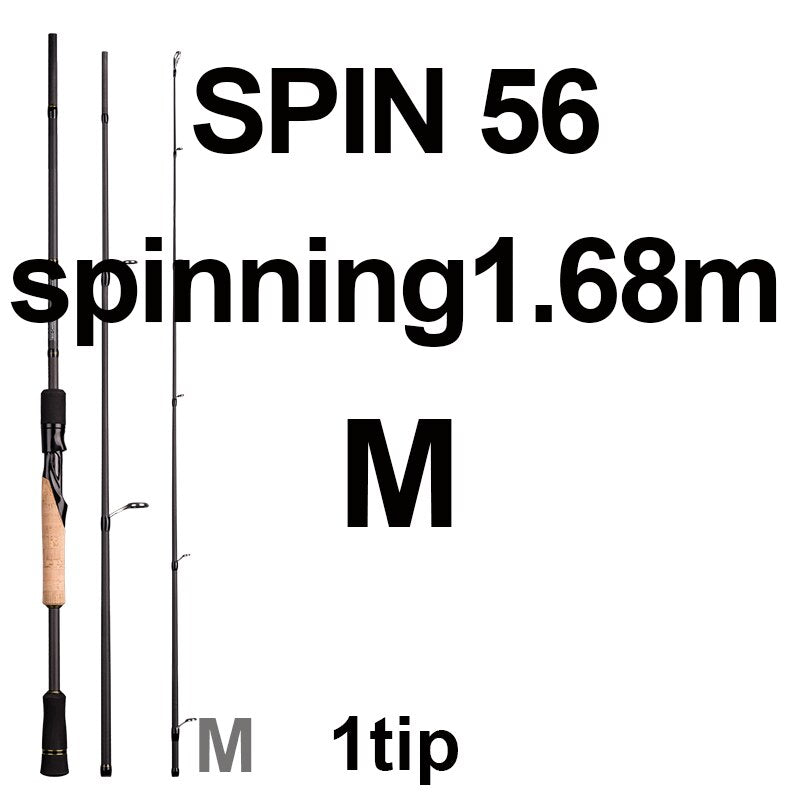 OBEI ELF 1.68  2.1 2.4 casting spinning fishing rod travel vara de pesca street  boat lure two tips 5-50g M/MH fast fishing Rod