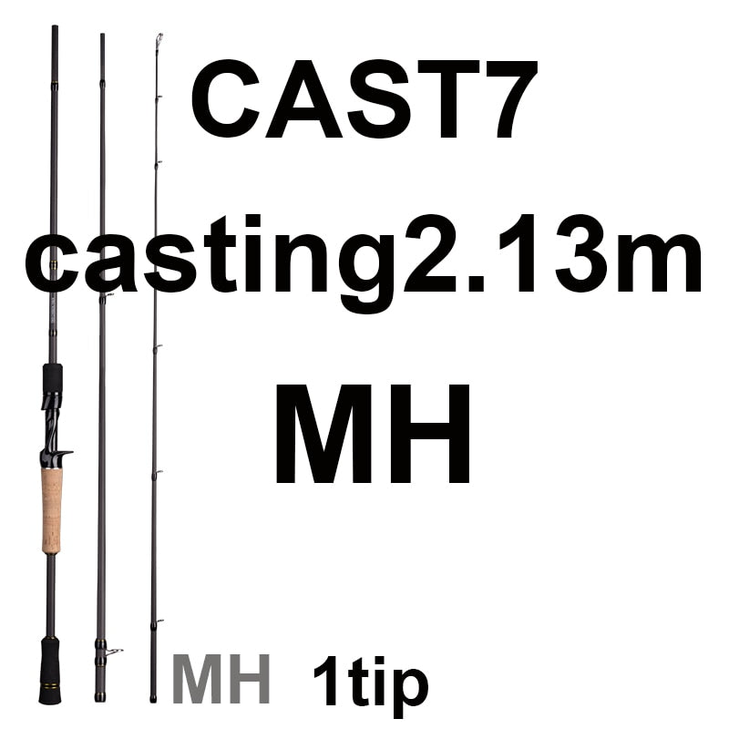 OBEI ELF 1.68  2.1 2.4 casting spinning fishing rod travel vara de pesca street  boat lure two tips 5-50g M/MH fast fishing Rod
