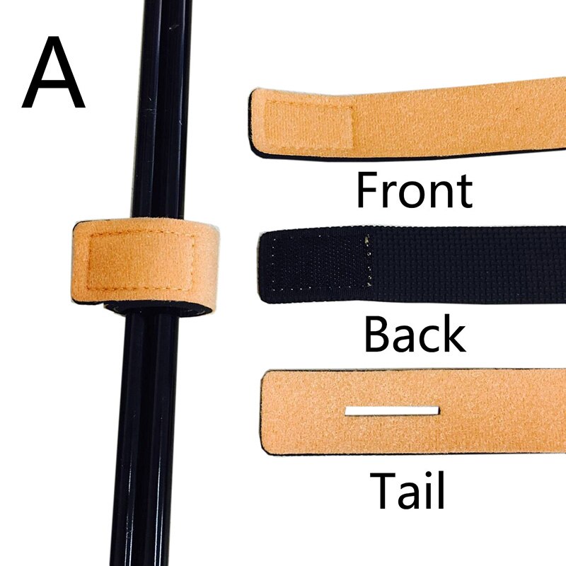 OUTKIT 2PCS New Fishing Tools Rod Tie Strap Belt Tackle Elastic Wrap Band Pole Holder Accessories Diving Materials Non-slip Firm