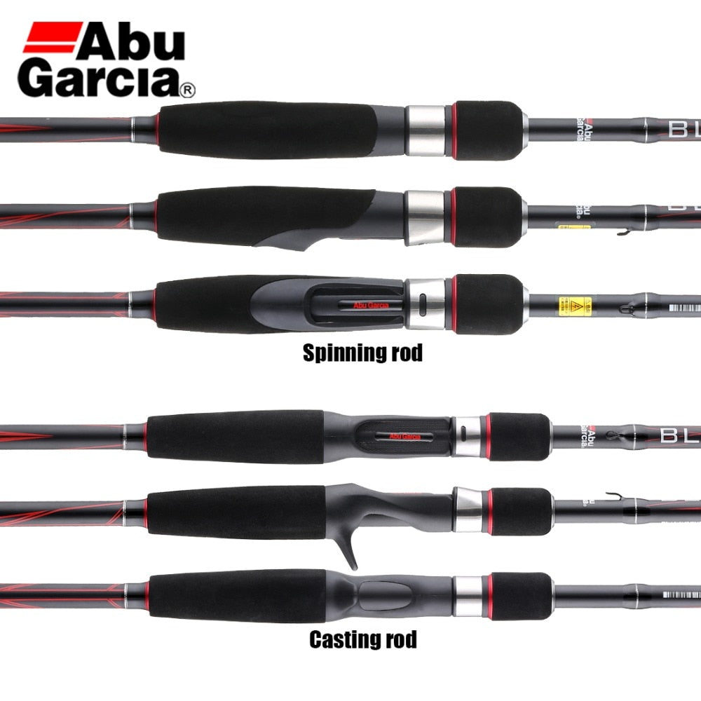 Abu Garcia Brand Black Max BMAX Baitcasting Lure Fishing Rod 1.98m 2.13m 2.44m M Power Carbon Spinning Fishing Stick