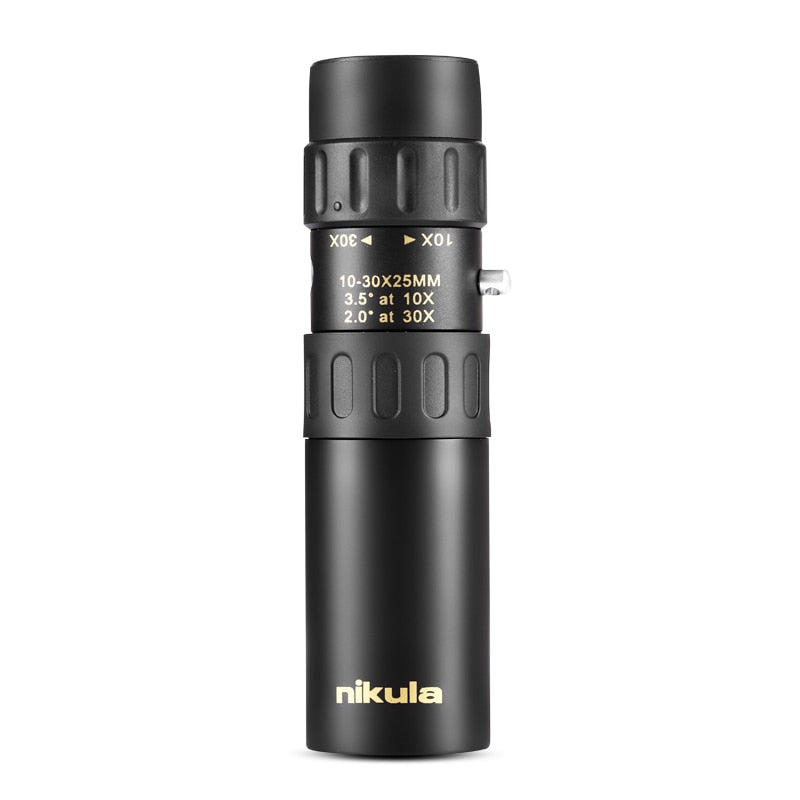 Original binoculars Nikula 10-30x25Zoom Monocular high quality Telescope Pocket Binoculo Hunting